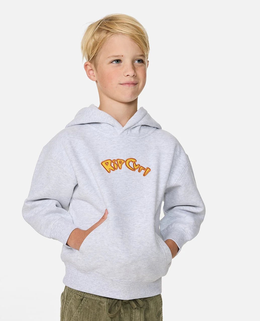 RIDE THE WAVE HOOD - BOY - Rip Curl01HTFL-LIGHT GREY HEATHER-1to2