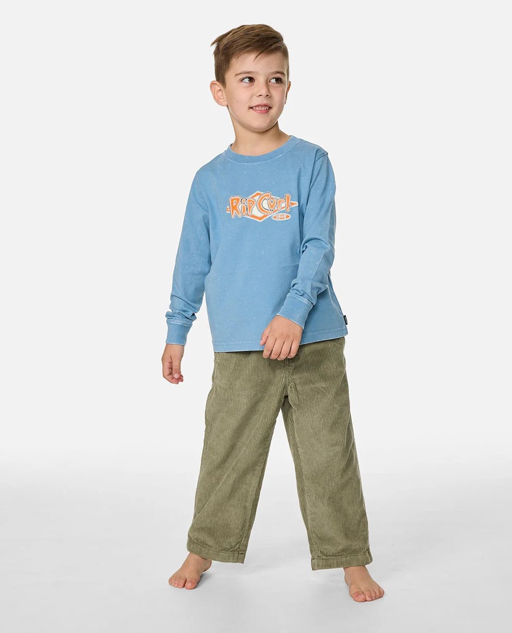 RIDE THE WAVE LS TEE - BOY - Rip Curl02XTTE-FADED DENIM-1to2