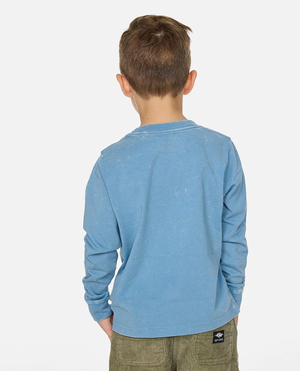 RIDE THE WAVE LS TEE - BOY - Rip Curl02XTTE-FADED DENIM-1to2
