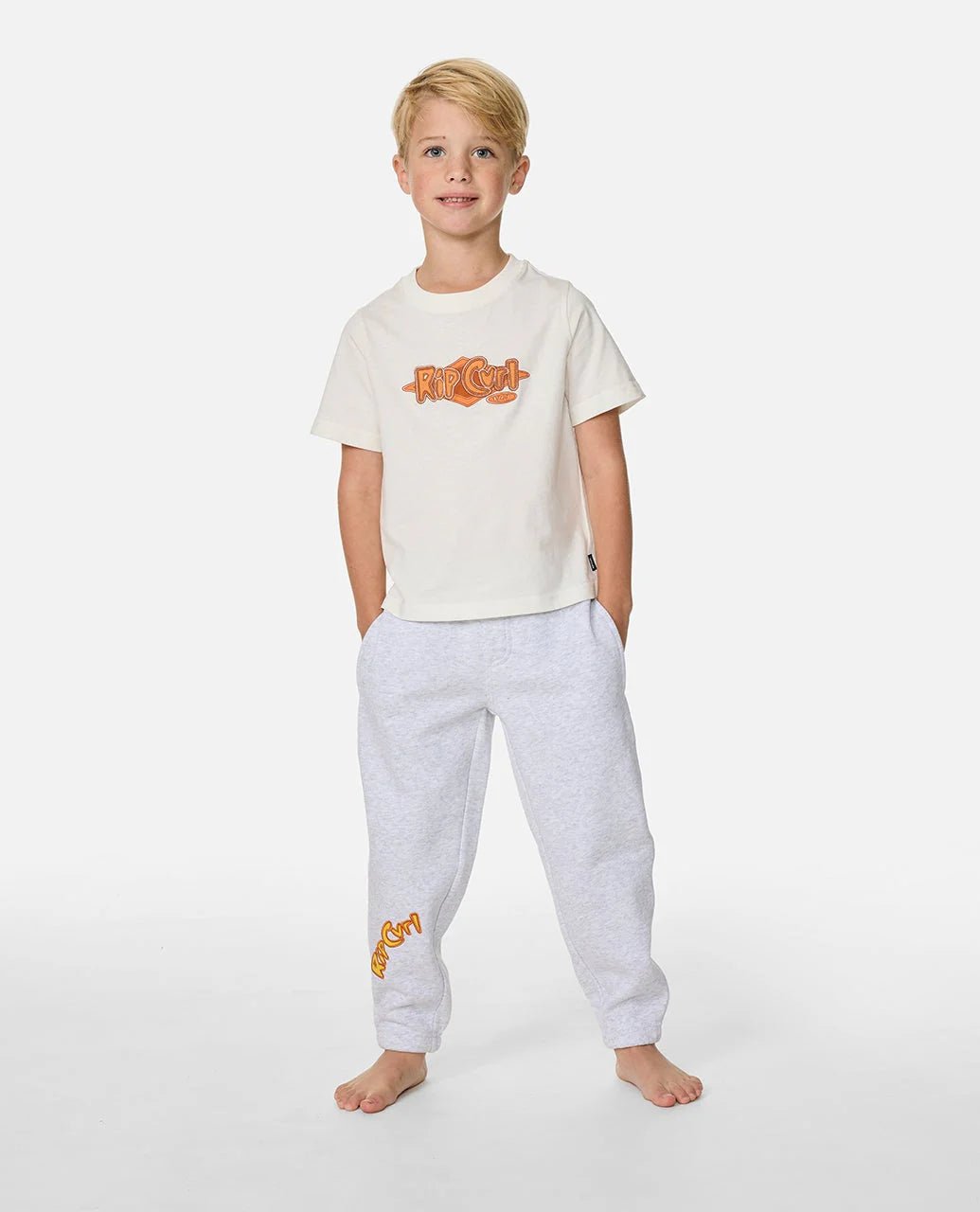 RIDE THE WAVE TRACKPANT - BOY - Rip Curl009TPA-LIGHT GREY HEATHER-1to2