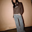 RIDER RELAXED CREW NECK KNIT - RustyCKL0502-PINECONE-XS