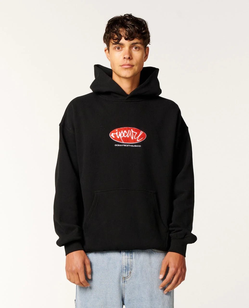 RIP SCRIPT HOOD -Rip Curl089MFL-LIGHT GREY MARLE-XS