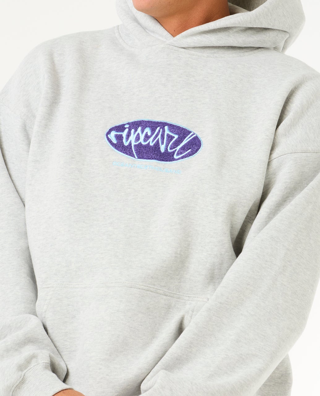 RIP SCRIPT HOOD - Rip Curl089MFL-LIGHT GREY MARLE-XS
