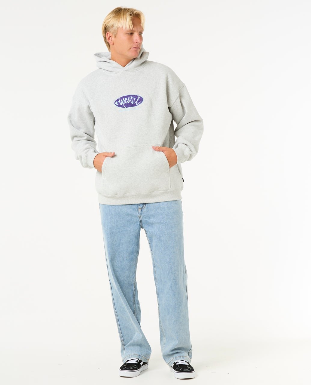 RIP SCRIPT HOOD - Rip Curl089MFL-LIGHT GREY MARLE-XS