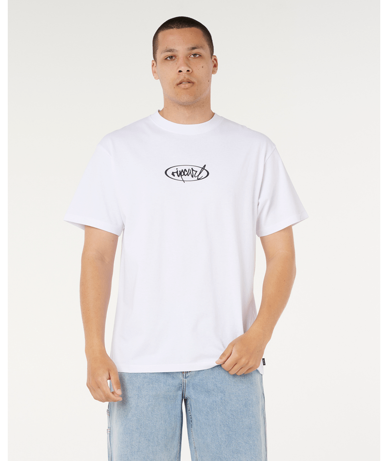 RIP SCRIPT TEE - Rip Curl0SRMTE - WHITE - XS