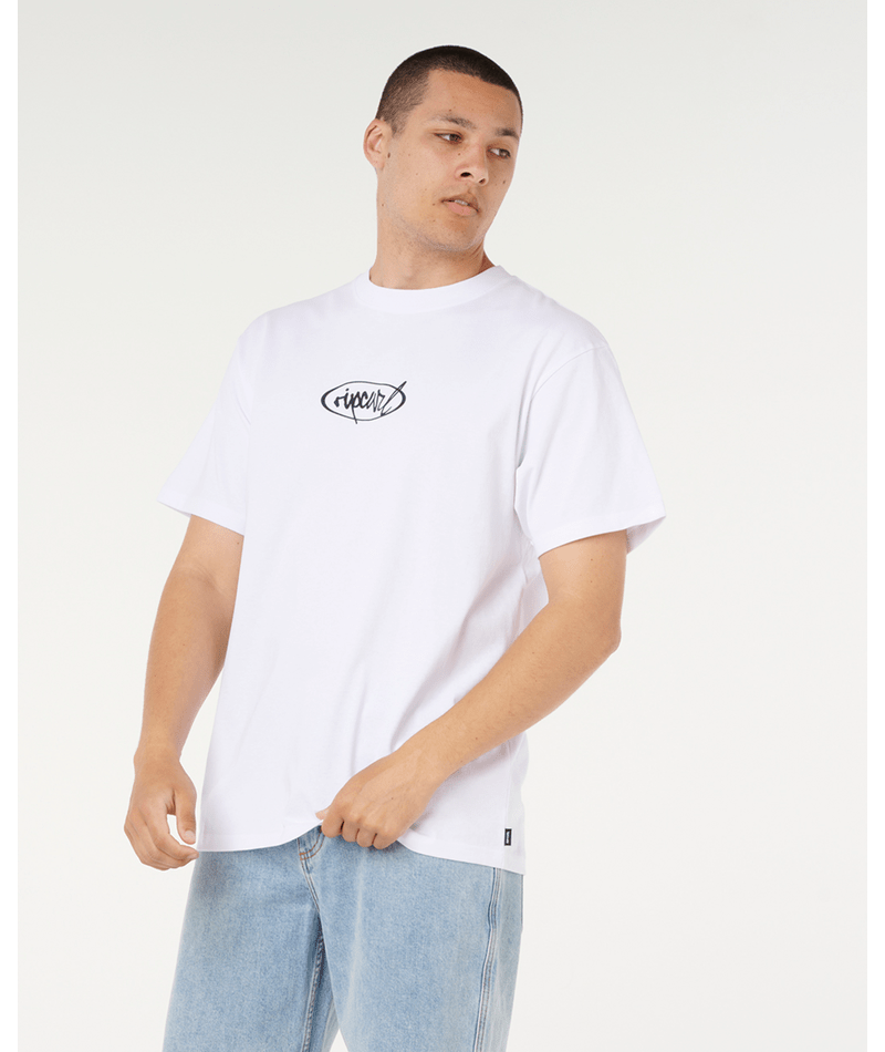 RIP SCRIPT TEE - Rip Curl0SRMTE - WHITE - XS