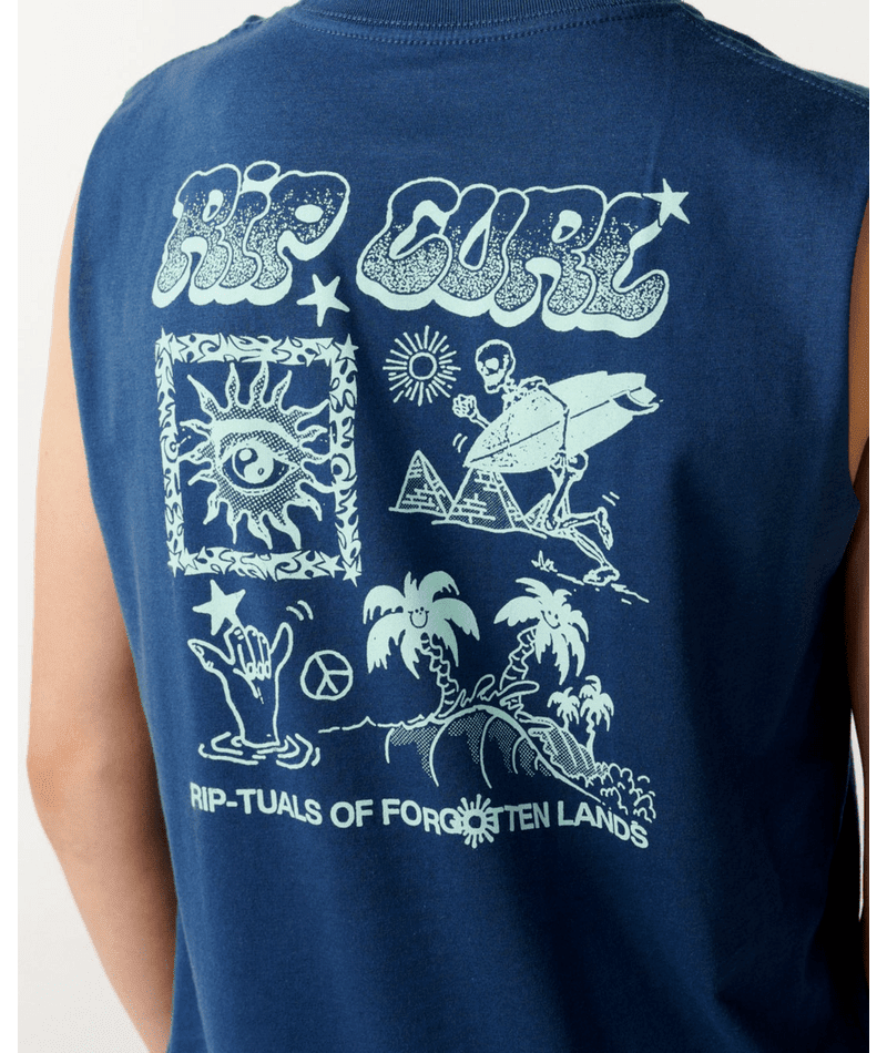 RIP-TUALS MUSCLE-BOY -Rip Curl15XBTE-Light Navy-8