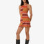 Rise Knit Halter dress - ThrillsWTS24 - 910C - Berry - 8