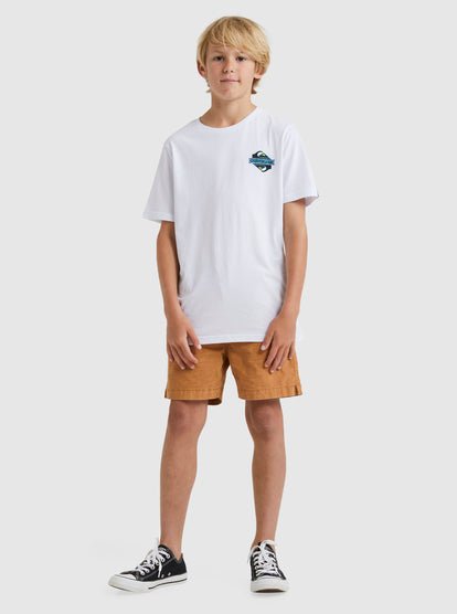 Rising Water Boy SS - Quiksilveruqkzt03360 - wbb0 - White - 2