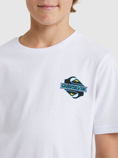 Rising Water Boy SS - Quiksilveruqkzt03360 - wbb0 - White - 2