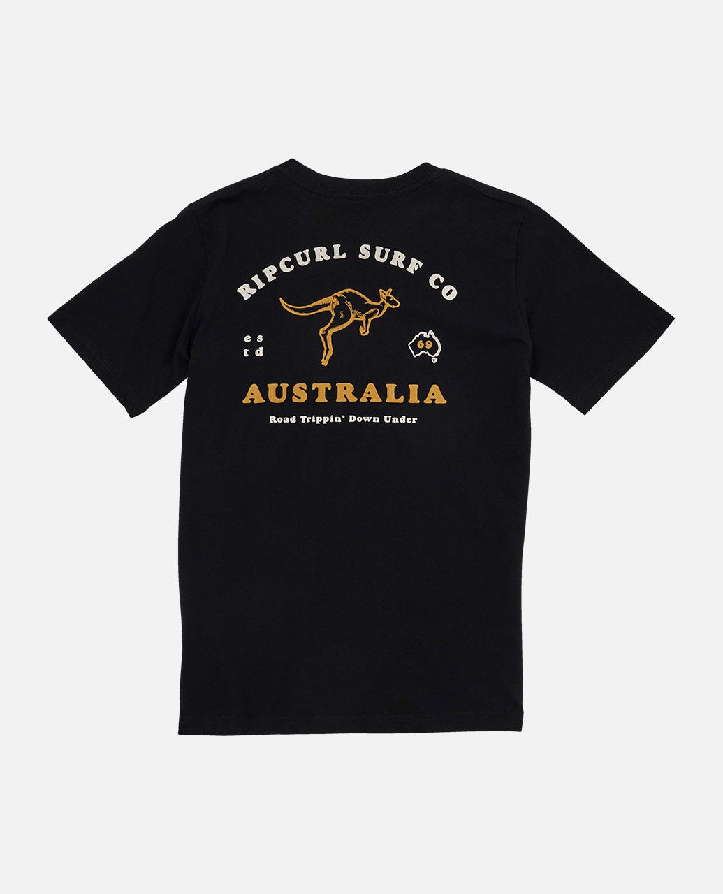 ROAD TRIP TEE - BOY - Rip Curl10PBTE - BLACK - 10