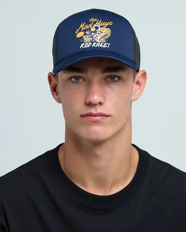 ROD RAGE | FOAM TRUCKER - The Mad HueysH125M06001-NAVY-OSFM