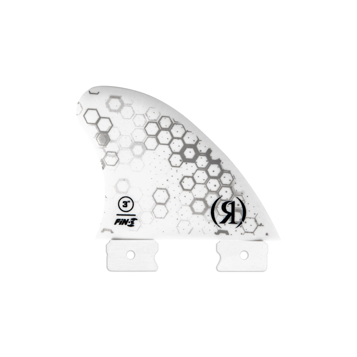 Ronix Blueprint Fibreglass Button Surf Fin (each) -RonixSQ9115-White-2.50