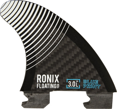 RONIX BLUEPRINT FLOATING SURF FIN - S 2.0 Left - RonixSQ9101 - Black Left - 3.50