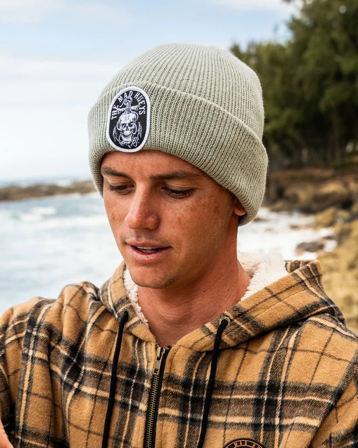 ROPE SKULL ANCHOR | RELAXED BEANIE - The Mad HueysH226M06018-FADED DUST-OSFM