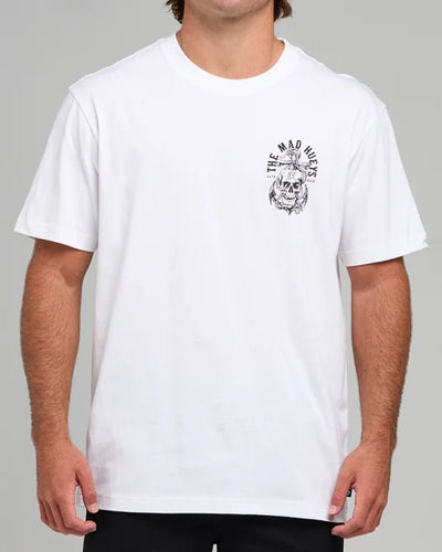 ROPE SKULL ANCHOR | SS TEE - The Mad HueysH226M01002-WHITE-S