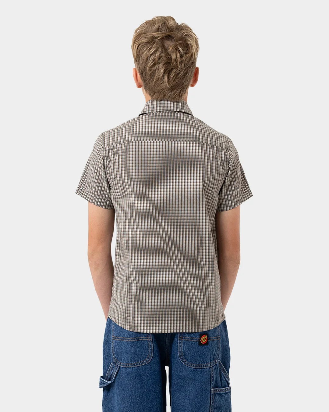 ROSKOPP TARGET DOT PATCH SHIRT -Santa CruzSB226-BS01-TAN-8