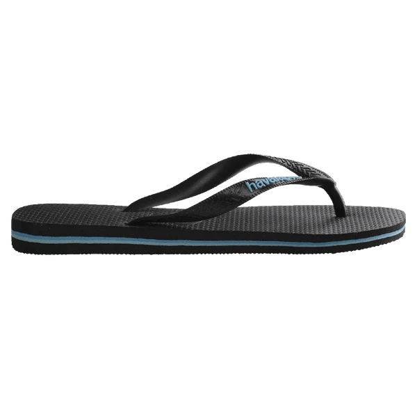 Rubber Logo Black/Blue -HavaianasHRLL2689-Black-4142