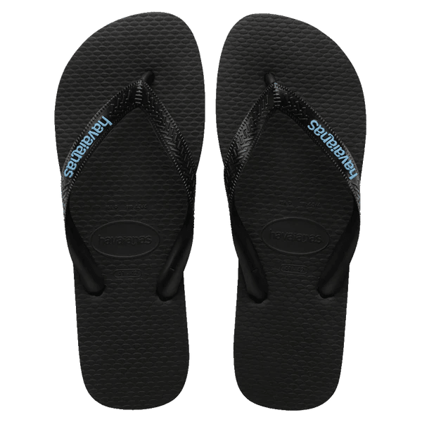 Rubber Logo Black/Blue -HavaianasHRLL2689-Black-4142