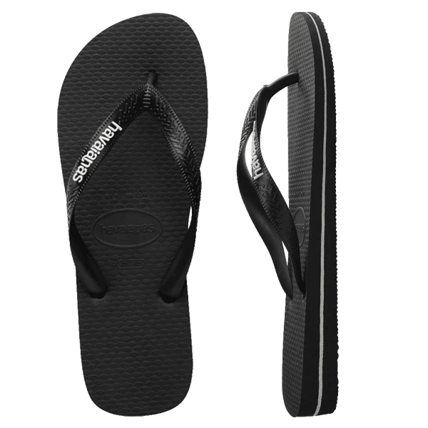 Rubber Logo Black/Glacial White -HavaianasHRLL9107-Black-4142
