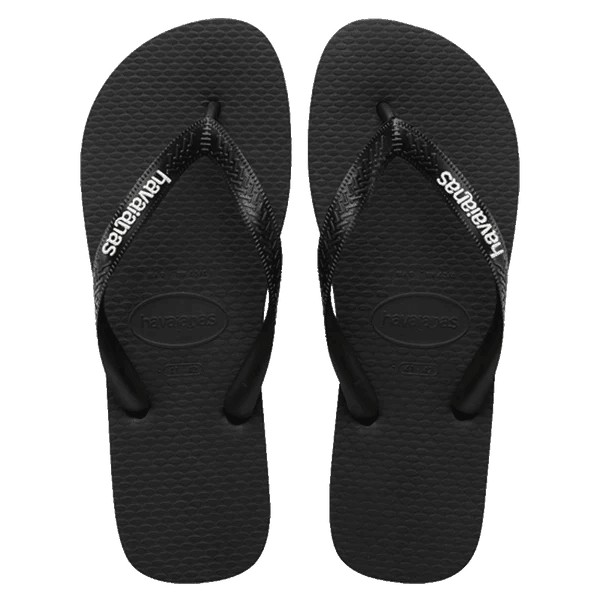Rubber Logo Black/Glacial White -HavaianasHRLL9107-Black-4142