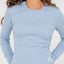 Rusty Essentails Ribbed Long Sleeve Tee - RustyTTL1383 - GCK - Glacier Lake - 8