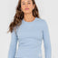 Rusty Essentails Ribbed Long Sleeve Tee - RustyTTL1383 - GCK - Glacier Lake - 8