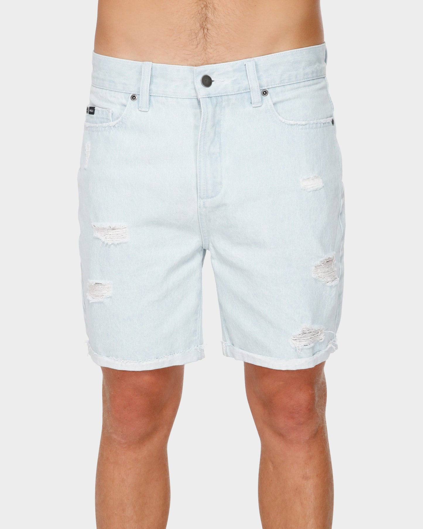 RVCA Rockers Cuffed Denim Short - RVCAR182317 - BLEACHOUT - 30