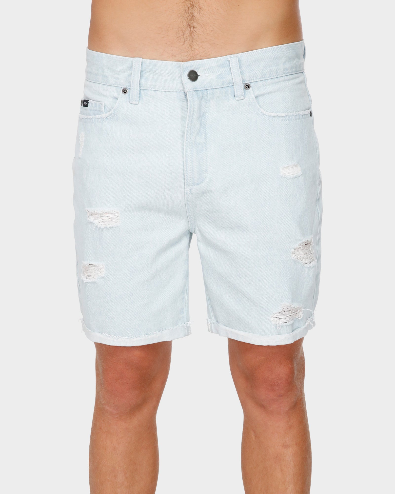 RVCA Rockers Cuffed Denim Short - RVCAR182317 - BLEACHOUT - 30