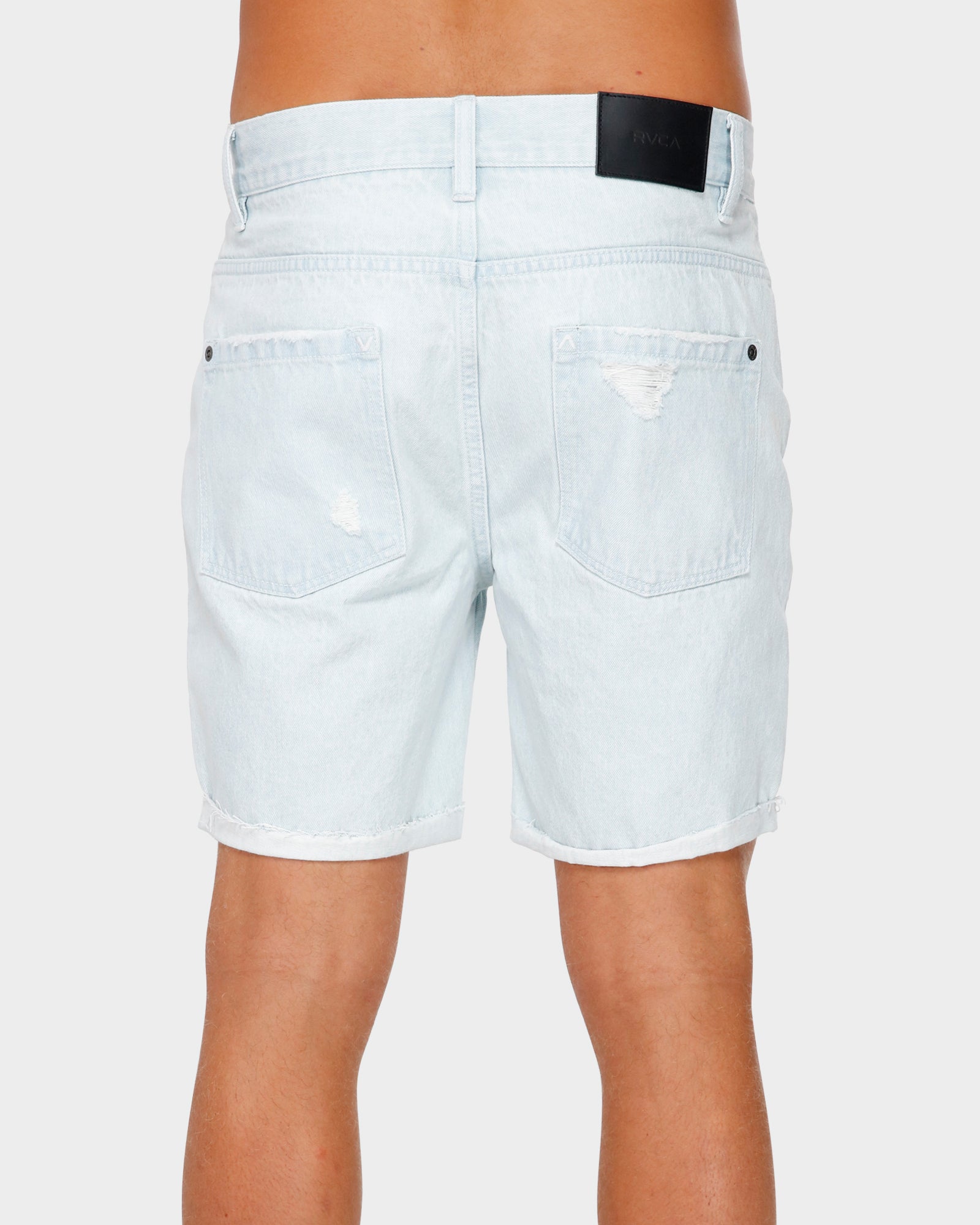RVCA Rockers Cuffed Denim Short - RVCAR182317 - BLEACHOUT - 30