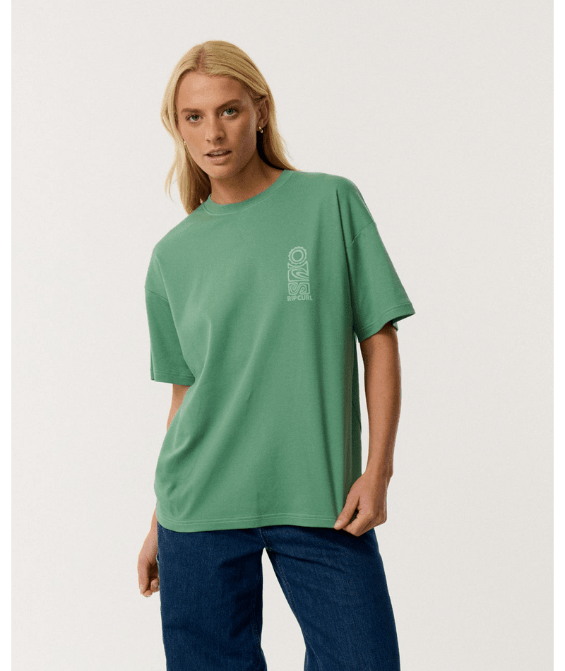 S-SERIES VAPORCOOL TEE -Rip Curl0RJWTE-DUSTY GREEN-2XS