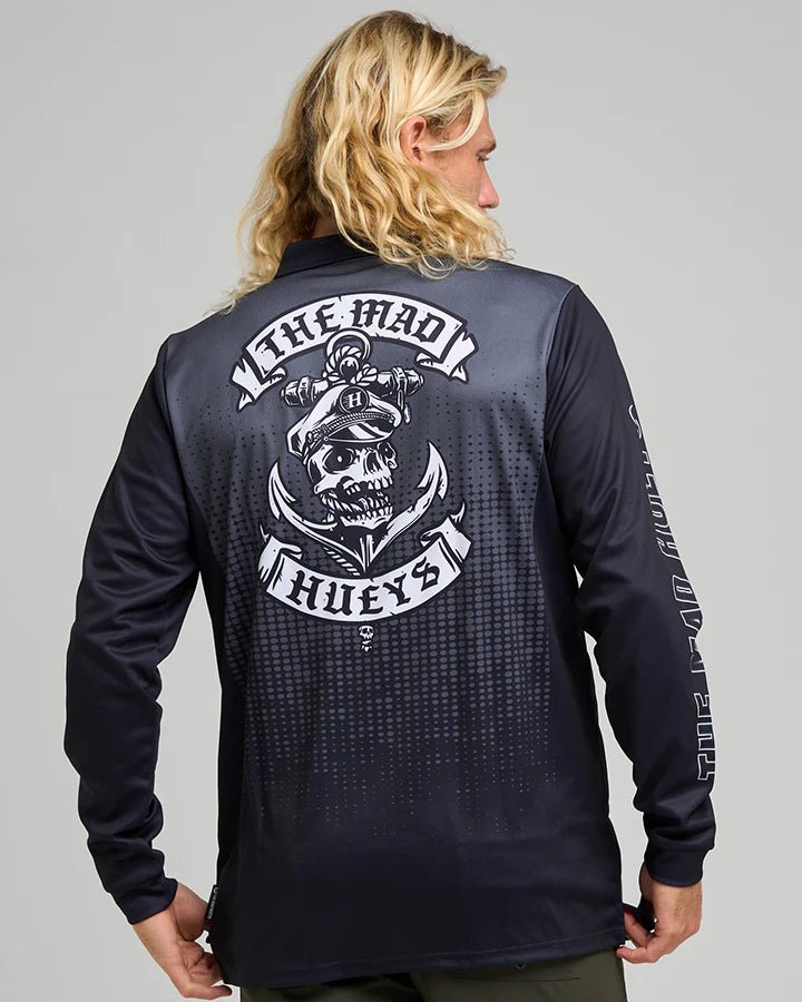 SAILOR ANCHOR | UPF 50+ FISHING JERSEY - Mad HueysH425M03001 - CHARCOAL - L