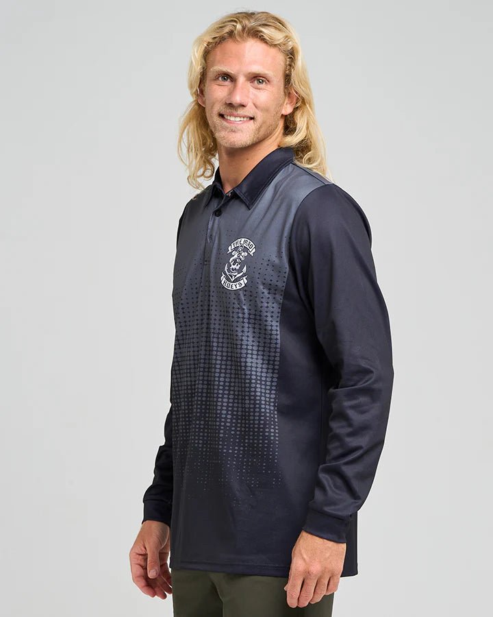 SAILOR ANCHOR | UPF 50+ FISHING JERSEY - Mad HueysH425M03001 - CHARCOAL - L