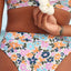 Salma Mid Waist Moderate - RoxyERJX404919 - XNBG - Papaya Ephemere Swim - L