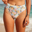 Salma Mid Waist Moderate - RoxyERJX404919 - XNBG - Papaya Ephemere Swim - L