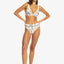 Salma Mid Waist Moderate - RoxyERJX404919 - XNBG - Papaya Ephemere Swim - L