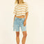 SALT & SOL SS KNIT TEE -SisstrG908DSAL-Sea Salt-XS