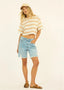 SALT & SOL SS KNIT TEE -SisstrG908DSAL-Sea Salt-XS