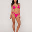 SANDALWOOD MIDI SIDE TIES BIKINI BOTTOM - RustySWL1544 - FUCHSIA - 8