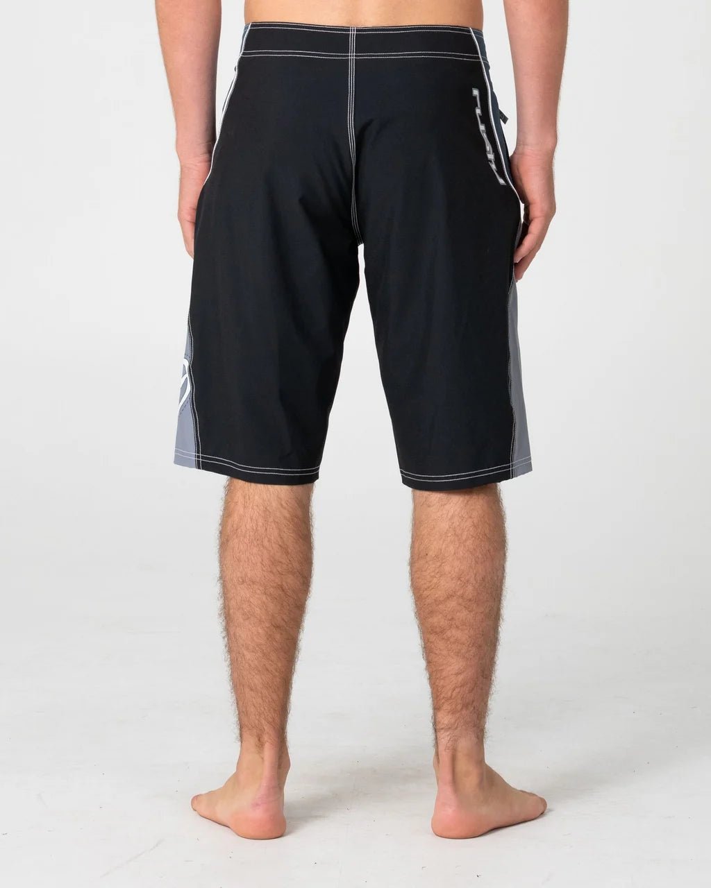 SANDGLASS FIXED WAIST BOARDSHORT -RustyBSM1785-BLACK-26