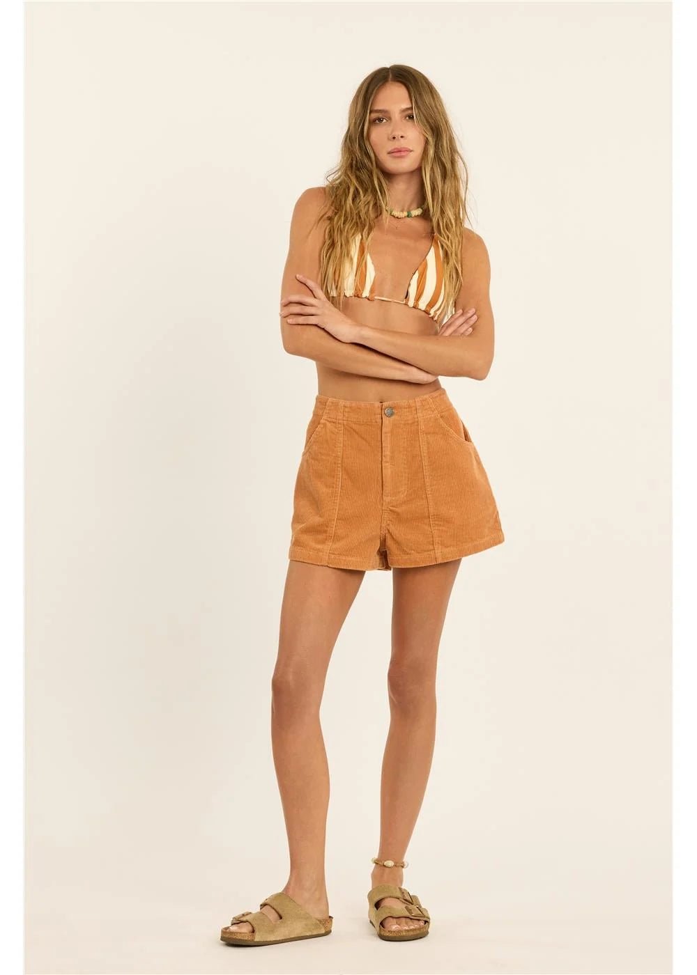 SANDY SHORES CORD SHORT -SisstrG2089SAN-HAZEL-XS
