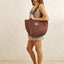 SANDY ZIP TOTE BAG -Rhythm0726W-BG02-CHOCOLATE-OS
