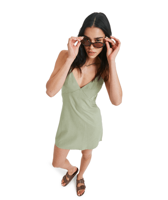 SANTORINI SLIP DRESS