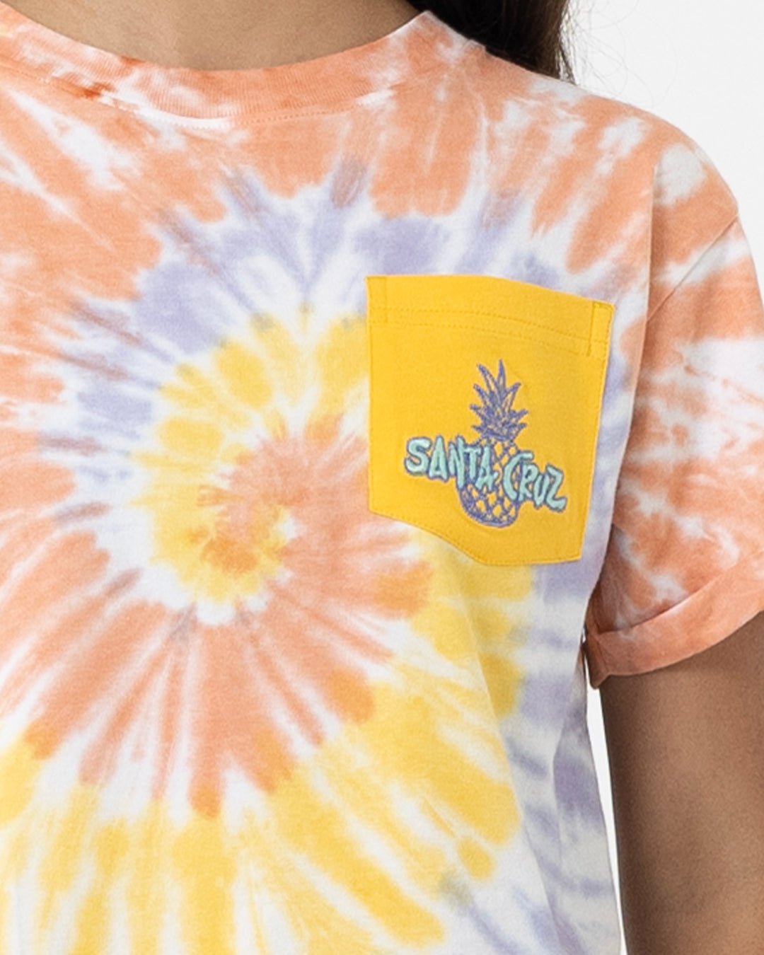 SC Tropic Pocket Tee - Santa CruzSG224 - SS04 - Gold Tie Dye - 10