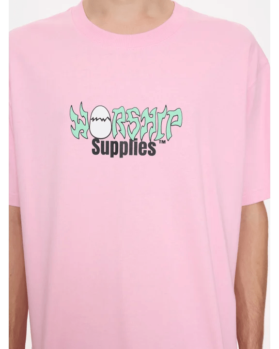 Scrambled Tee - WorshipPS25-120P-Flamingo-S