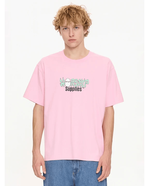 Scrambled Tee - WorshipPS25-120P-Flamingo-S