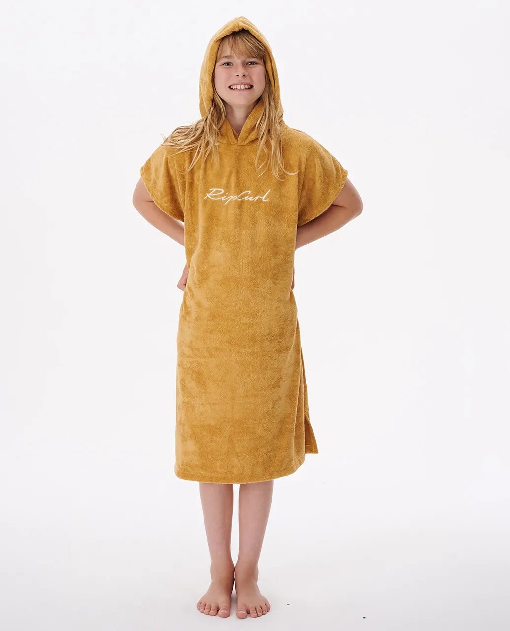 Script Hooded Towel - Girl - RipCurl9359082043179 - Honey - 1SZ