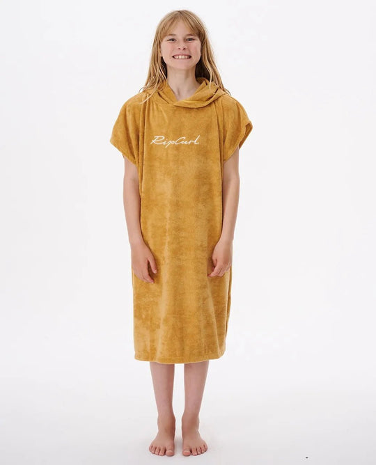 Script Hooded Towel - Girl