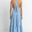 Seacoast Halter Tiered Maxi Dress - Rhythm0724W - DR09 - SKY - Sky - 10