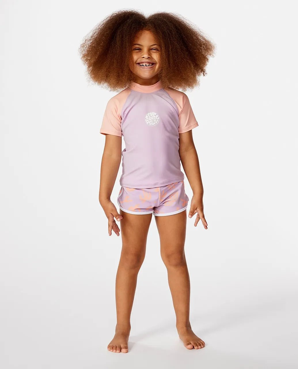 SEAMIST S/S RASH VEST - GIRL - Rip Curl003JRV - MULTICO - 3to4